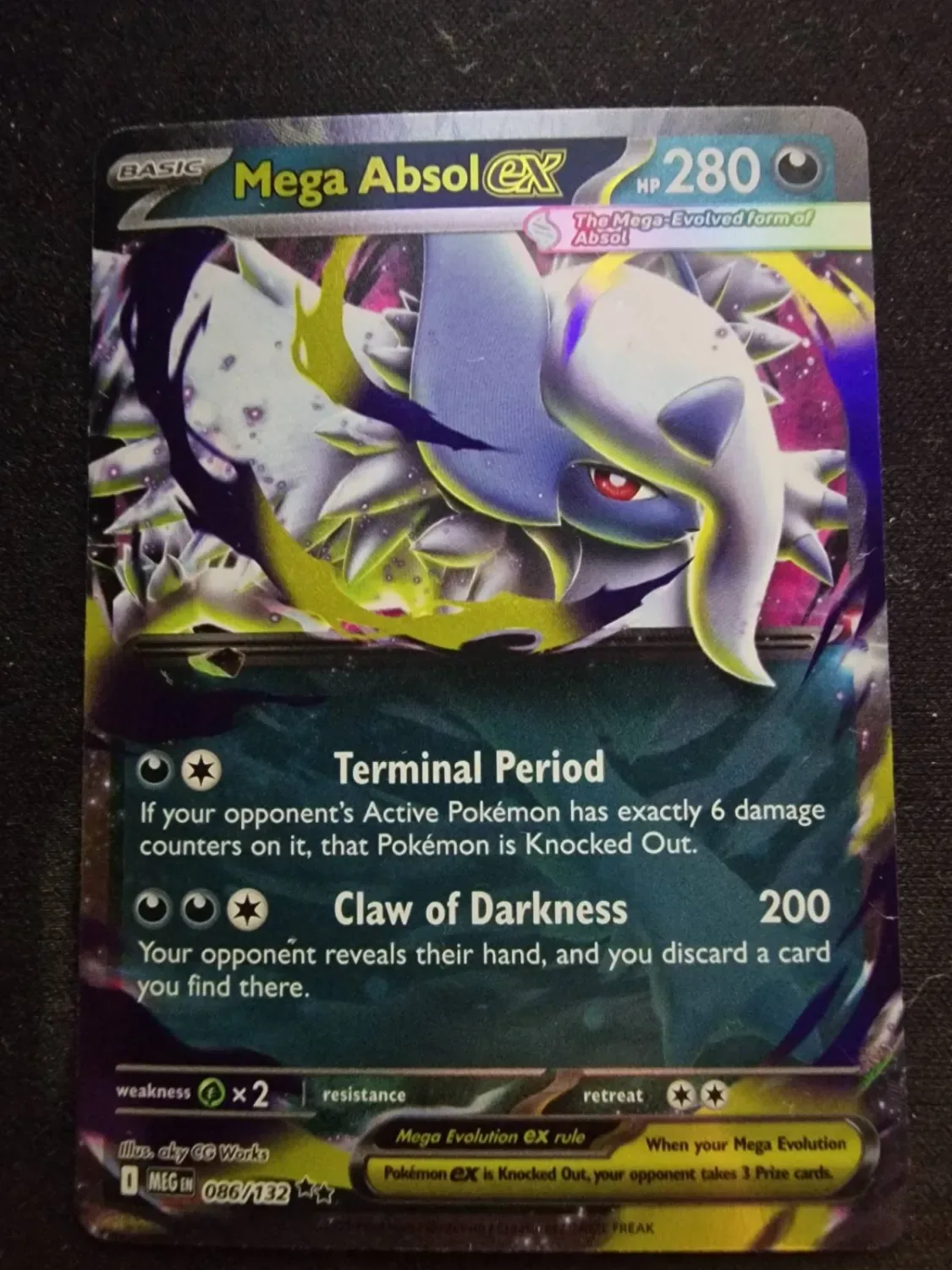Mega Absol EX 3x